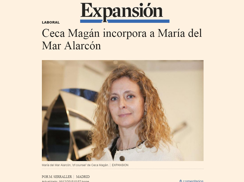 Ceca Magán incorpora a María del Mar Alarcón Castellanos