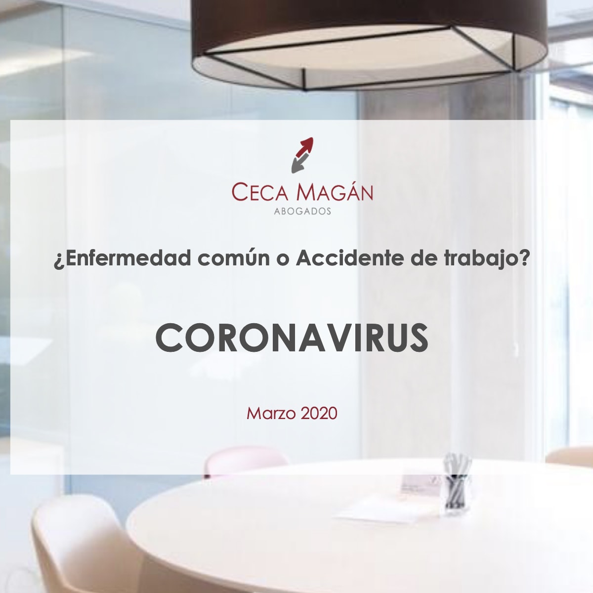 Coronavirus: Contingencia y cuestiones planteadas