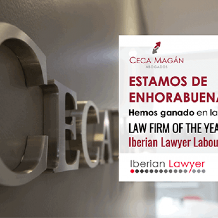 Ceca Magán Abogados, destacado por Iberian Lawyer como mejor despacho del año en la especialidad de Litigación Laboral