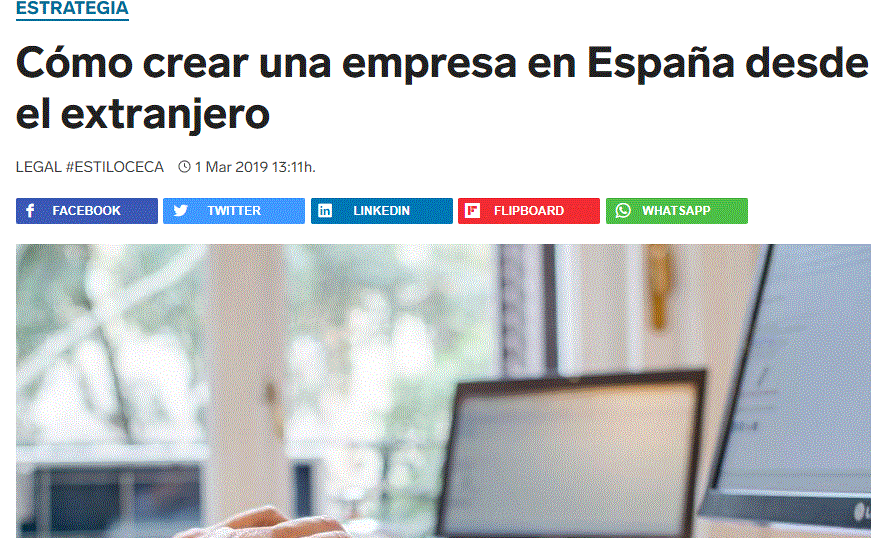 Cómo crear una empresa en España desde el extranjero