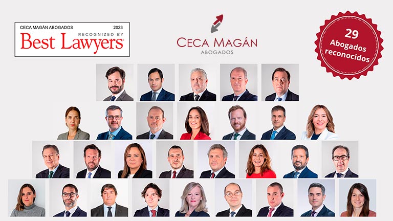Mejores abogados Best Lawyers 2023 de CECA MAGÁN Abogados