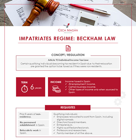 News at Impatriates Regime: Beckham Law