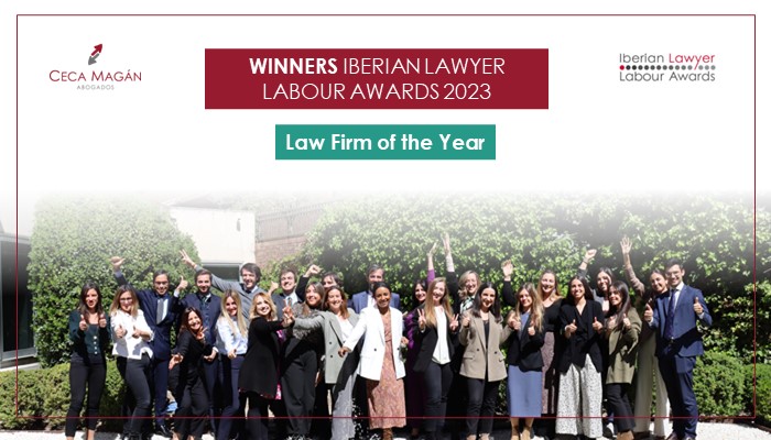 CECA MAGÁN Abogados, Best Law Firm of the Year at the Iberian Lawyer Labour Awards 2023