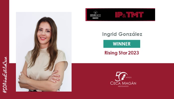 CECA MAGÁN Abogados, Ingrid González premiada como mejor abogada en los IP-TMT Iberian Lawyer Awards 2023