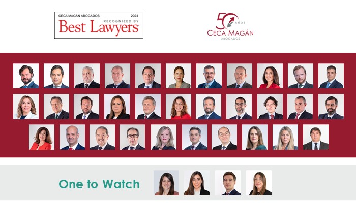 Best Lawyers 2024: 35 professionals from CECA MAGÁN Abogados recognized as the best lawyers in Spain