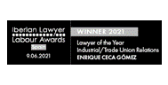 Iberian Lawyer Labour Award 2021, Industrial Relations, Enrique Ceca como mejor abogado