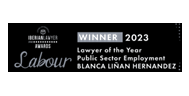 Iberian Lawyer Labour Awards 2023 Blanca Liñán mejor abogada de CECA MAGÁN Abogados