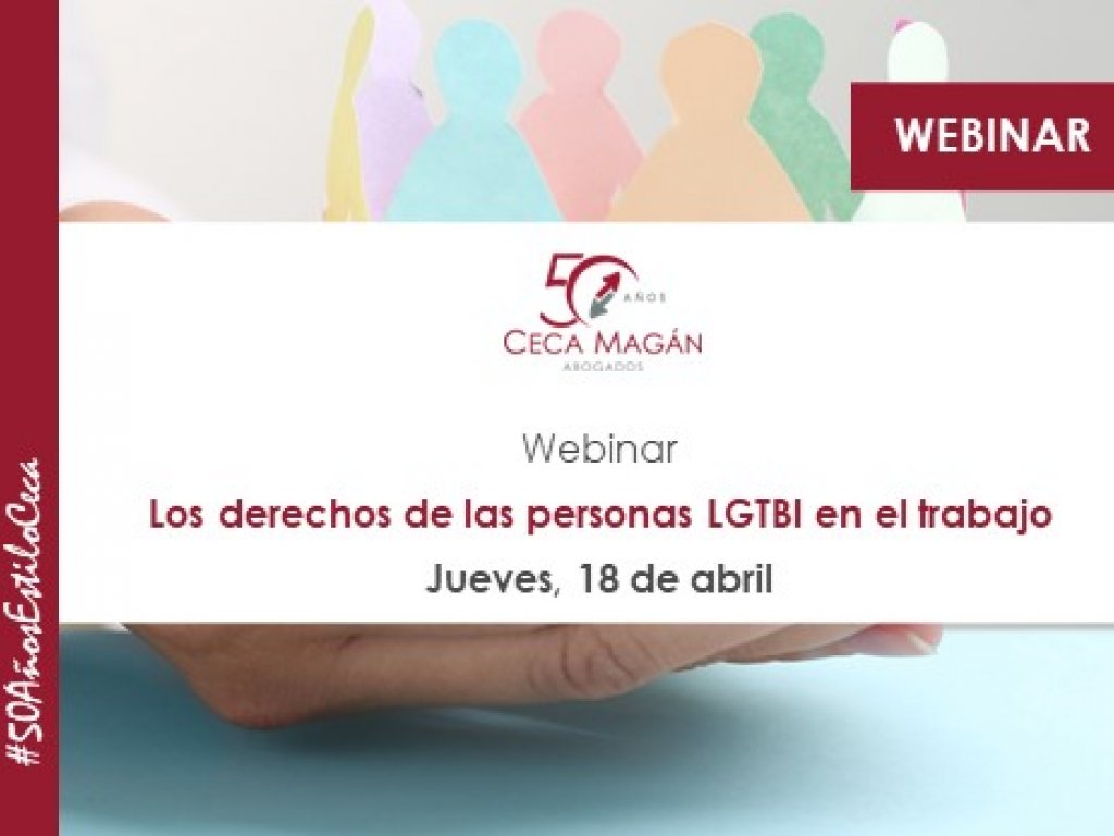 WEBINAR de CECA MAGÁN Abogados: derechos de las personas LGTBI en el trabajo