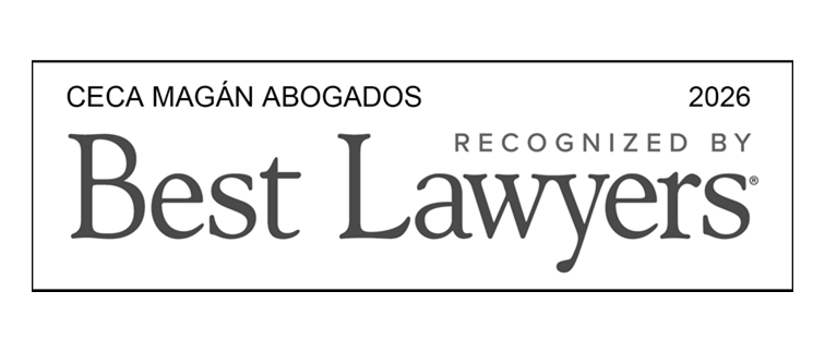 Los profesionales de CECA MAGÁN Abogados como despacho reconocidos como Best Lawyers 2026