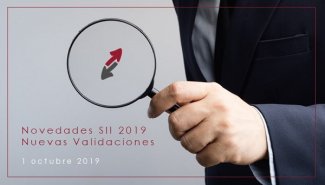 NOVEDADES SII 2019: Nuevas validaciones aplicables