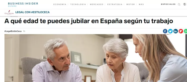 A qué edad te puedes jubilar en España según tu trabajo