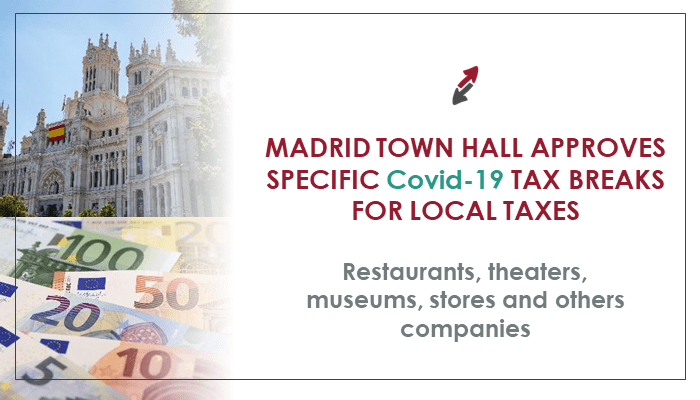 Madrid Town Hall approves specific Covid-19 tax breaks for local taxes