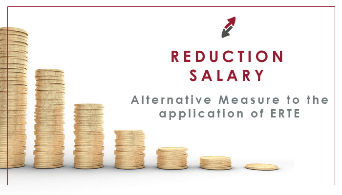 Salary reductions as an alternative measure to the application of ERTE