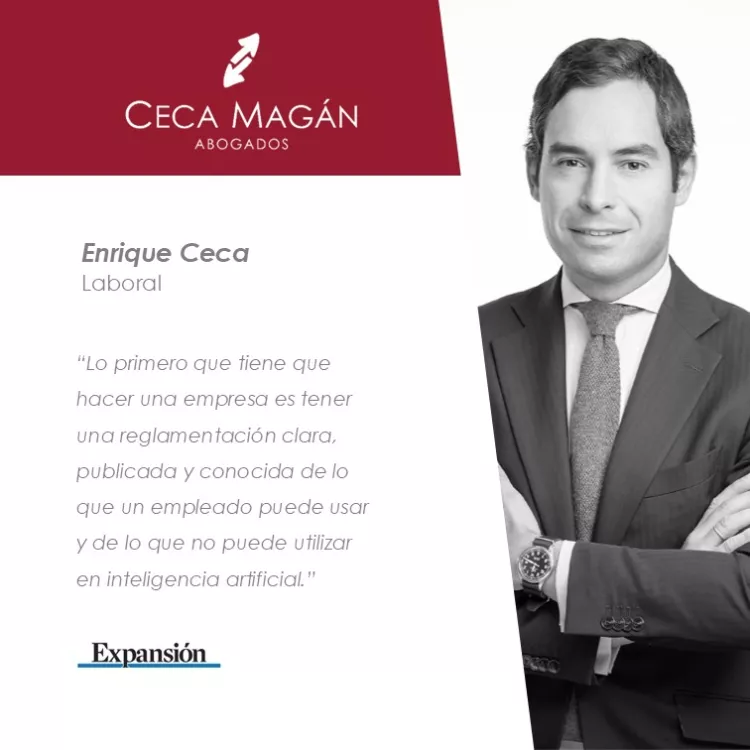 Implicaciones laborales del uso de la inteligencia artificial en la empresa, por CECA MAGÁN Abogados