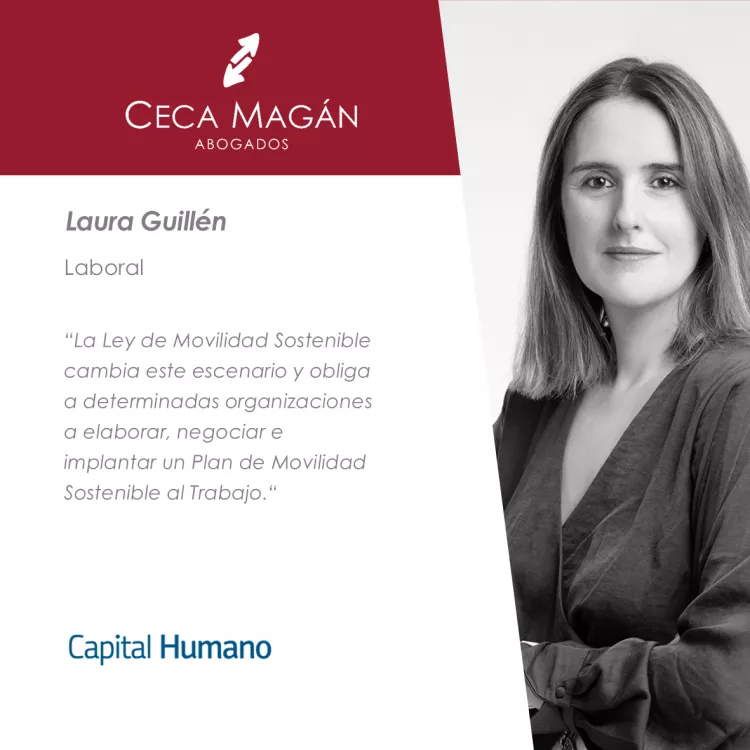 Movilidad sostenible: nuevas obligaciones para las empresas por CECA MAGÁN Abogados