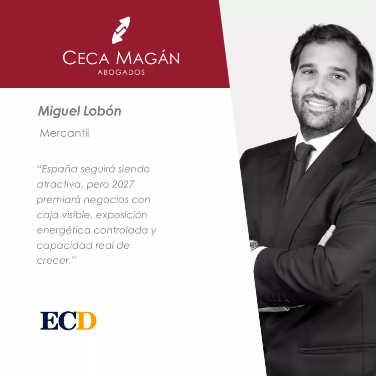 Cambios que marcará el mercado de M&A en España en 2027 por CECA MAGÁN Abogados
