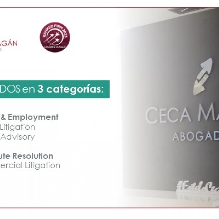CECA MAGÁN Abogados, among the best labor and litigation firms
