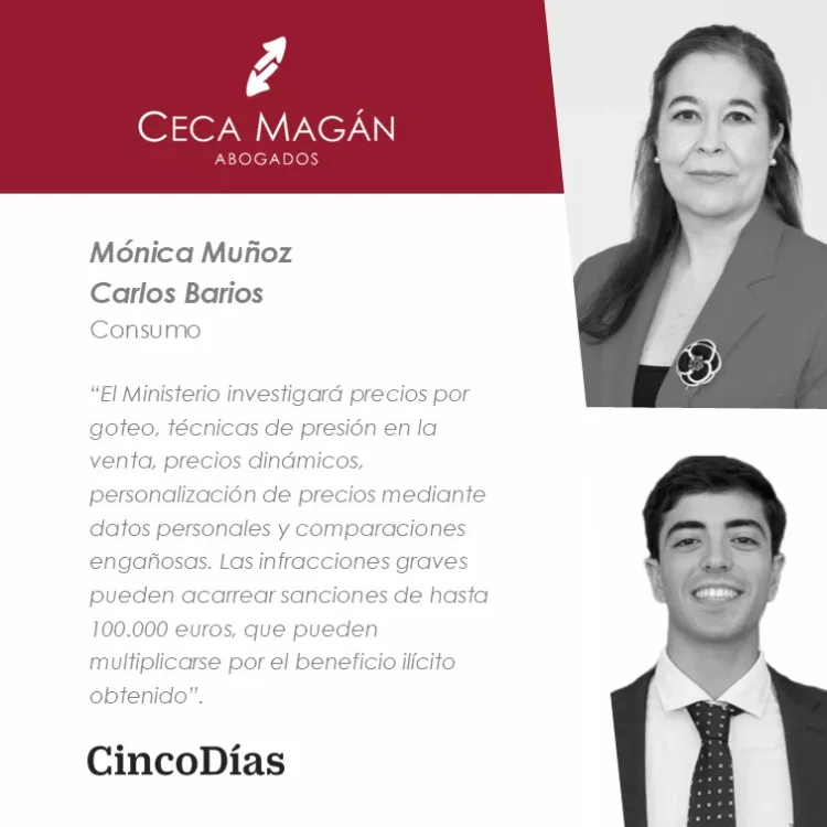 Black Friday: campañas de monitorización y vigilancia en materia de consumo, por CECA MAGÁN Abogados.