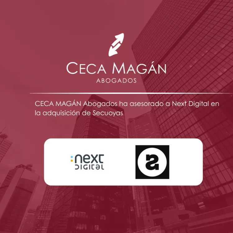 CECA MAGÁN Abogados asesora a Next Digital en la adquisición de Secuoyas